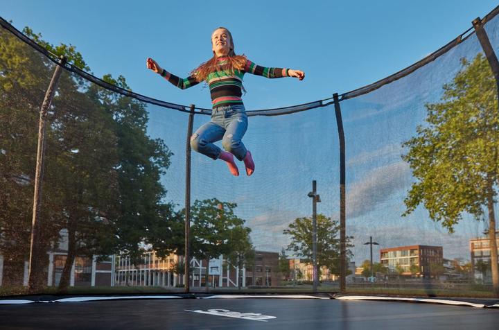 Actual product image Salta Premium Black Edition - Trampoline met veiligheidsnet - 457 cm - Zwart (457 cm)