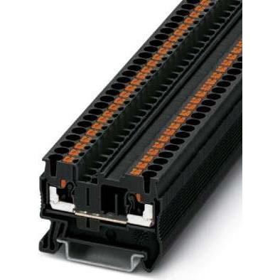 Phoenix Contact PT 2,5 BK 3212330 Durchgangsklemme 0.14 mm² 2.50 mm² Schwarz 50 St., Elektronikkabel + Stecker, Schwarz