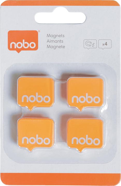 Produktbild Nobo Magnet Orange (4 x)