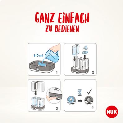 Produktbild NUK Babyflaschensterilisator Vario