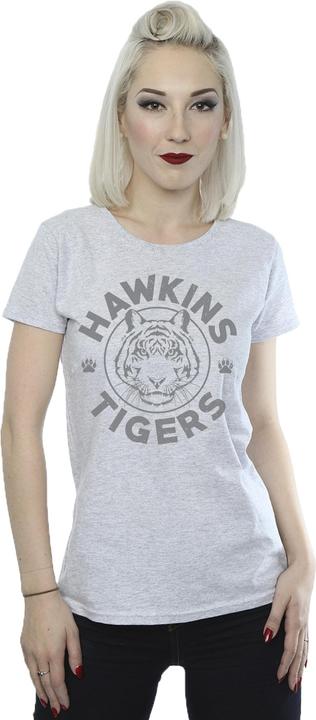 Produktbild Netflix Stranger Things Hawkins Grey Tiger TShirt (L)