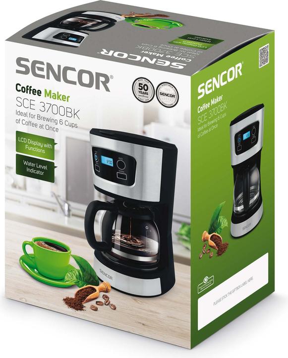 Actual product image Sencor SCE 3700BK Coffee Machine
