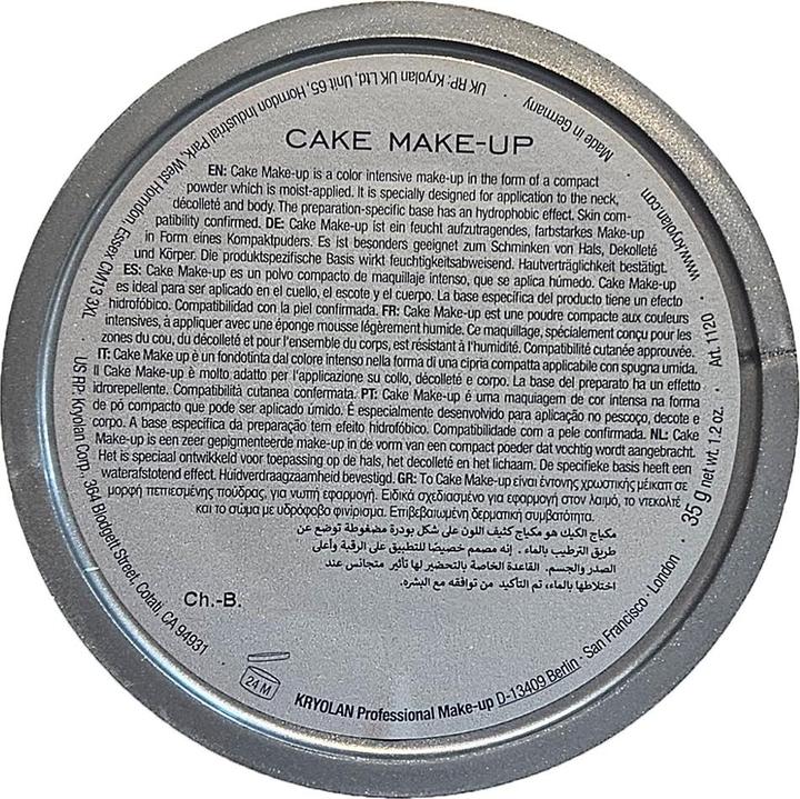 Produktbild Kryolan Cake-Makeup 35g (3W, Beige)