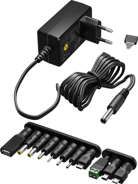 Produktbild Goobay Universal-Netzteil 3 V - 12 V, max. 7,2 W, A