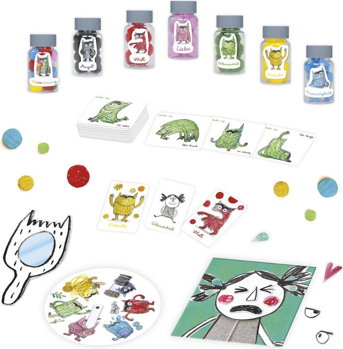 Actual product image Jumbo I learn to discover - colour monster (German)