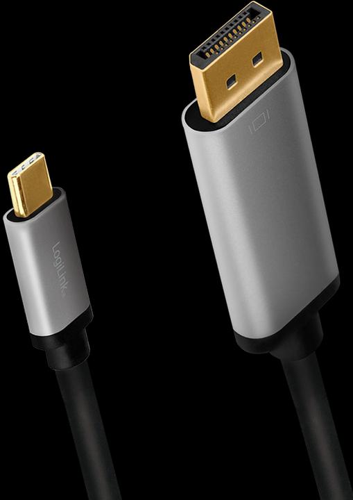 Produktbild LogiLink USB-/DisplayPort-Kabel (1.80 m, DisplayPort, 1.2)