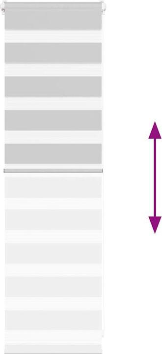 Produktbild vidaXL Zebra-Jalousie (45 x 100 cm)