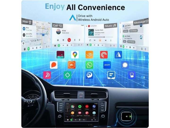 Actual product image PowerGuard Wireless Android Auto Dongle