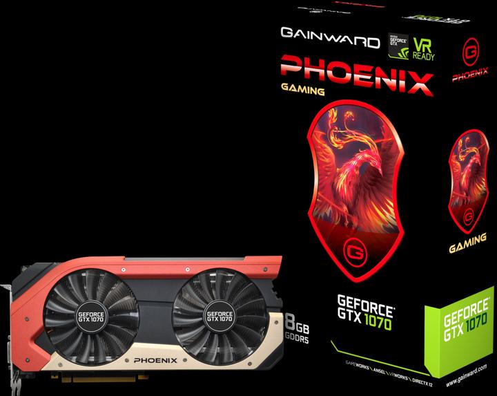 Actual product image Gainward GeForce GTX 1070 Phoenix (8 GB)
