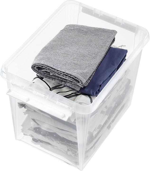 Productafbeelding Orthex Clipbox SmartStore Home van PP in kleur transparant, 40x30x32 cm inhoud: 25 l (30 cm, 25 l, 1x)