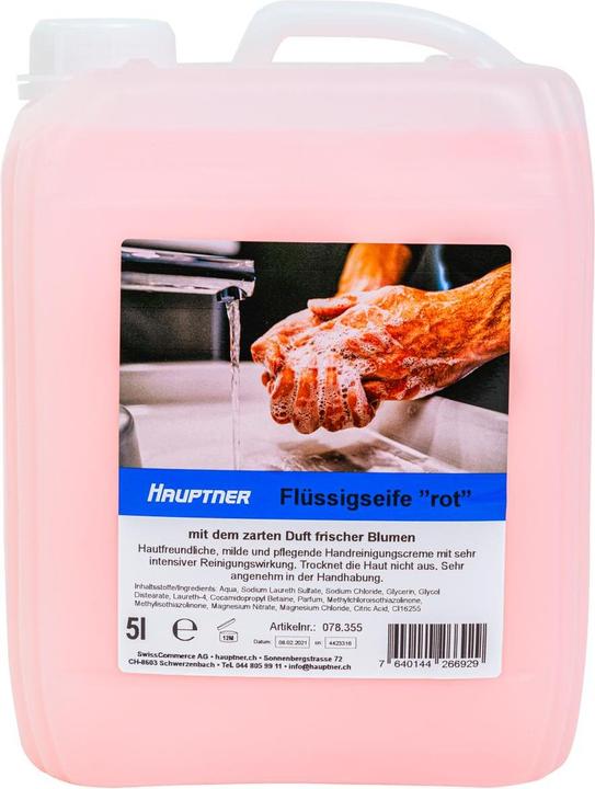 Actual product image Cleanio Liquid soap red (Liquid soap, 10000 ml)
