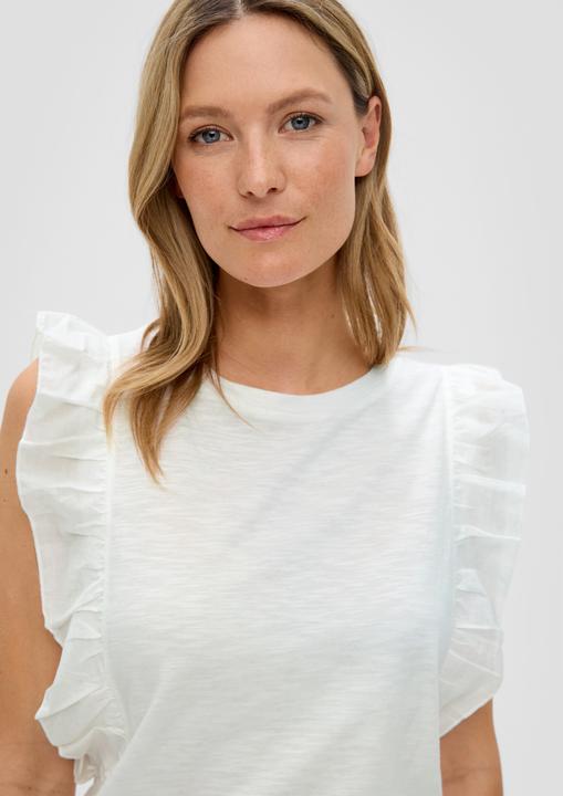 Produktbild s.Oliver T-Shirt Top mit Raffung (40)