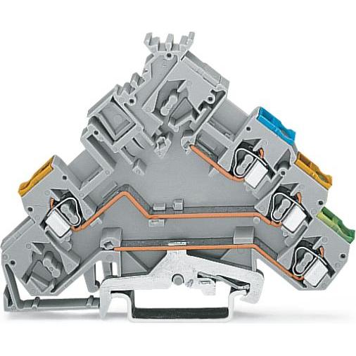 Wago Morsettiera dell'attuatore a 3 fili, Accessori di elettronica + Alloggiamento, Grigio