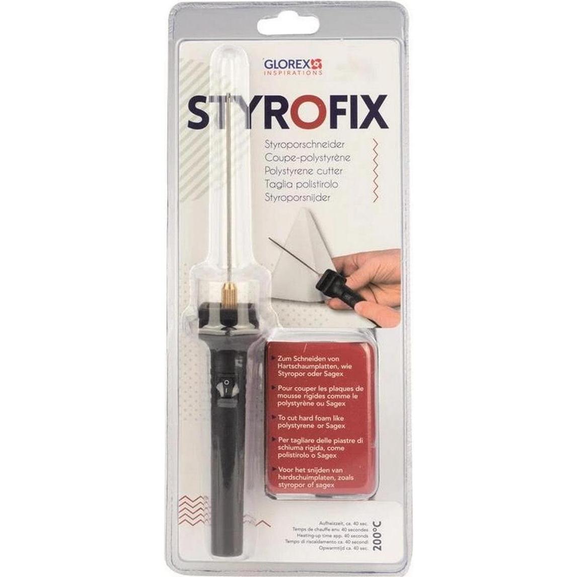 Glorex StyroFix con trasformatore 12V Styropor cutter 230V