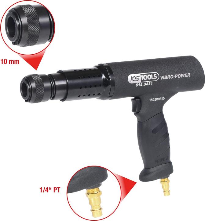 Actual product image KS Tools 515.3881 (Air blast, Chisel hammer)