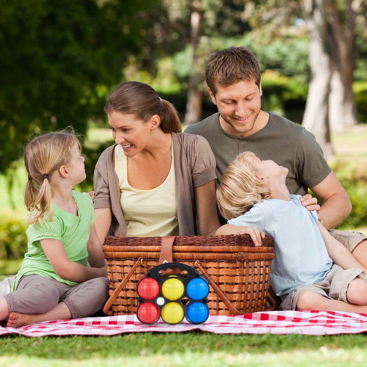 Actual product image Relaxdays Boules Set with 6 Balls (6 x, 70 mm)