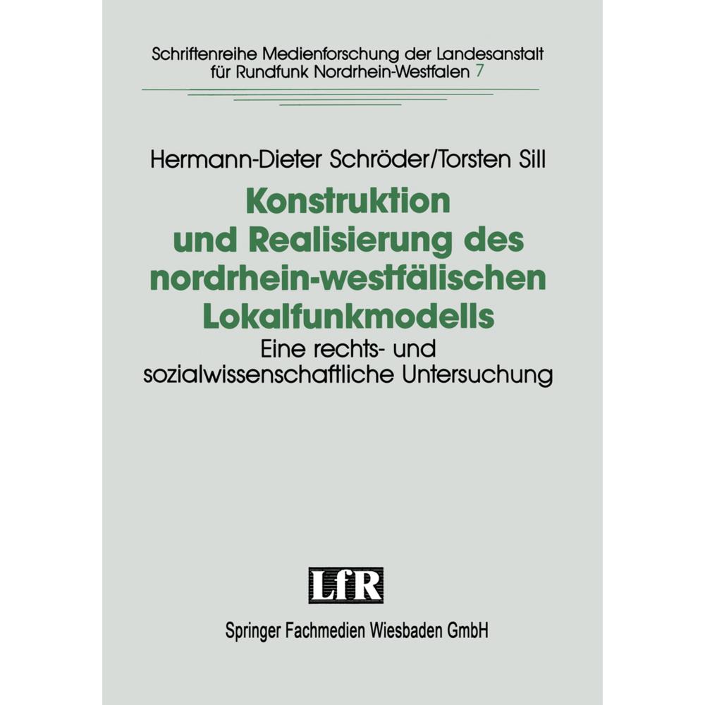 Konstruktion und Realisierung des nordrhein-westfälischen Lokalfunkmodells, Fachbücher