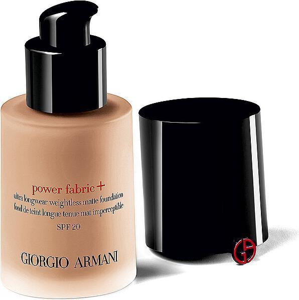 Actual product image Giorgio Armani Power Fabric + Longwear High Coverage Foundation ( 7 ) (Brown)