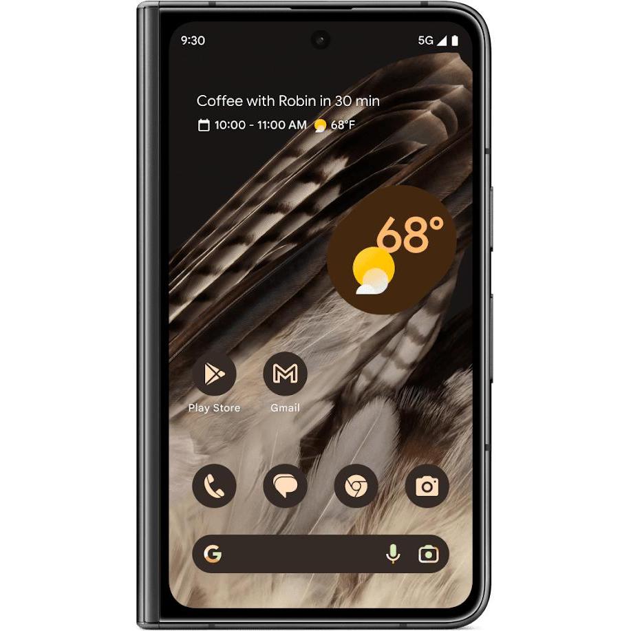 Google Pixel Fold 512GB Obsidian (512 GB, Obsidian, 7.60", Dual SIM, 5G), Smartphone, Schwarz