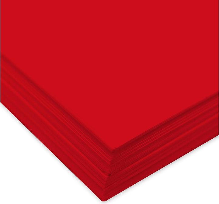 Actual product image Ursus Clay drawing paper A4, 130 g/m², 100 sheets, ruby red (130 g/m², A4)