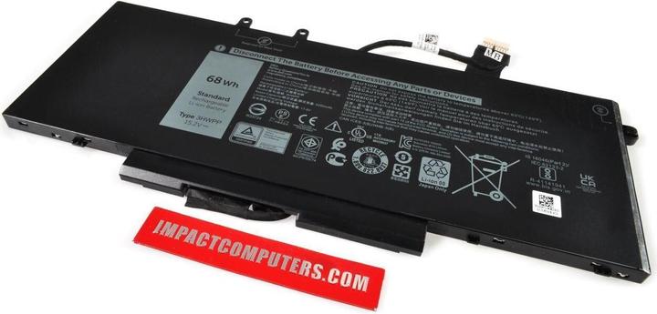 Immagine prodotto Dell Batteria, 68WHR, 4 celle (4 cubicoli)