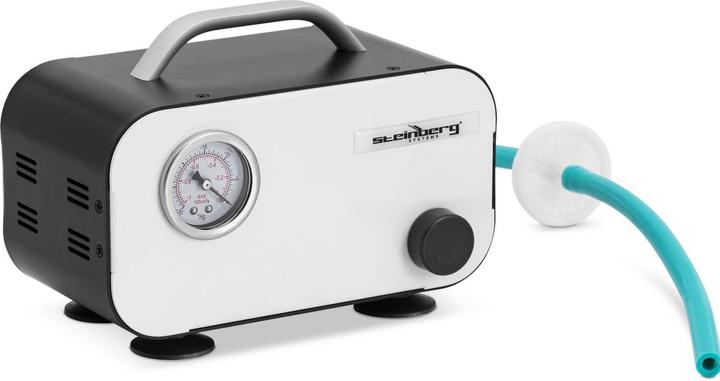 Produktbild Steinberg Elektrische Membran-Vakuumpumpe Laborpumpe Unterdruckpumpe ölfrei 30 W 15 l/min