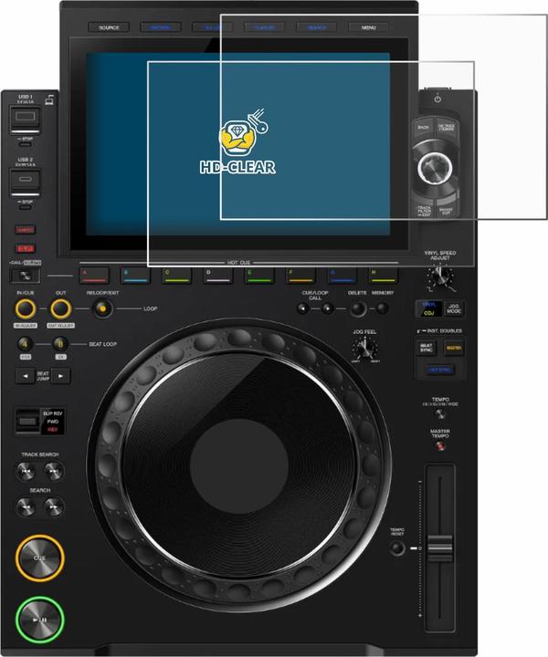 Produktbild BROTECT Schutzfolie für Pioneer CDJ 3000X Displayschutz Displayschutzfolie Folie Klar Transparent