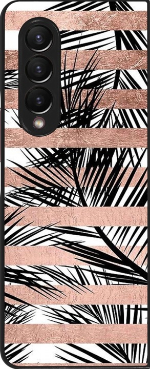 Produktbild PhoneLook Hülle Palm trees gold stripes (Samsung Galaxy Z Fold4)