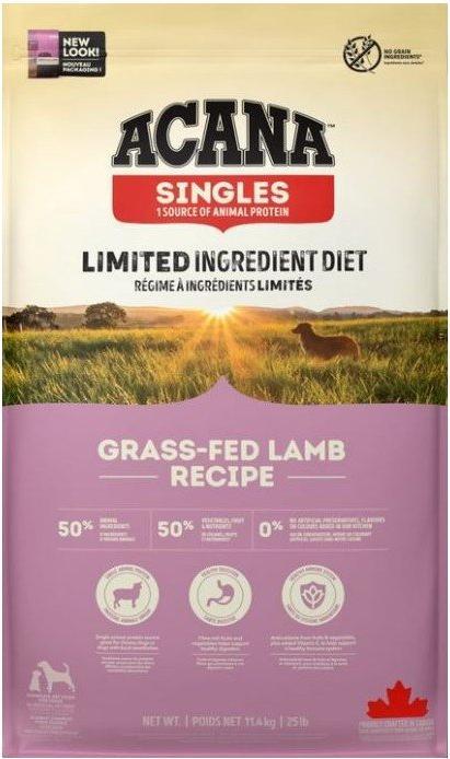 Immagine prodotto Acana Singoli di cane agnello alimentato a erba 2Kg (Adulto, 1 pz., 2000 g)