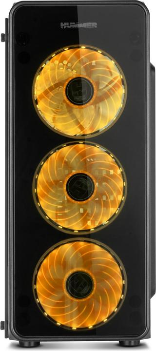 Produktbild Nox ATX TOWER HUMMER TGM RAINBOW RGB - Tower (ATX, mATX, Mini-ITX)