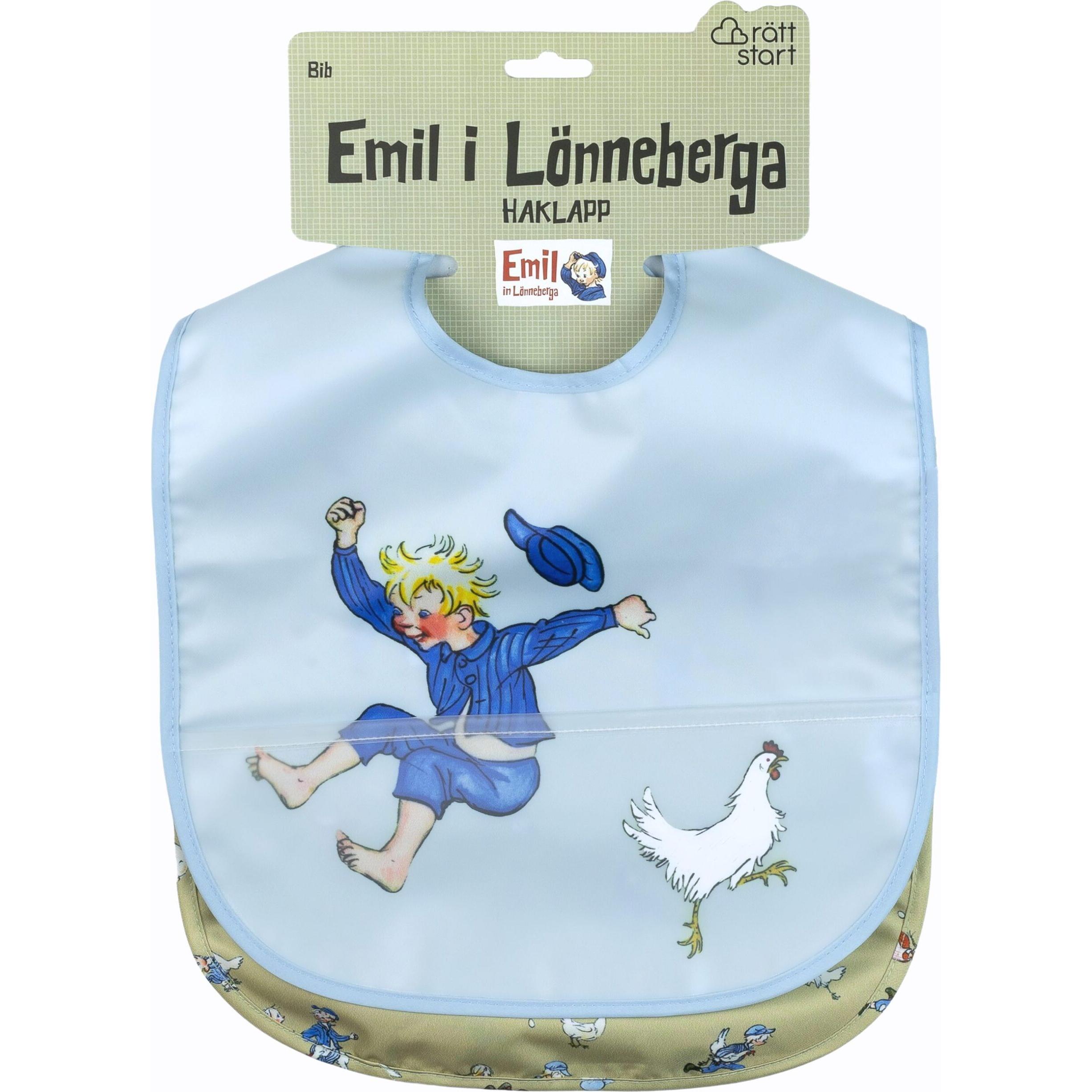 Rätt Start, Kindergeschirr + Kinderbesteck, Eemeli bib, 2 pack