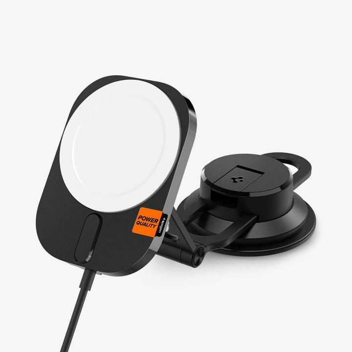 Image du produit Spigen support voiture avec chargeur ITM35W Onetap Pro 3 Magnetic Magsafe Dashboard Car Mount Wireless Char (15 W)