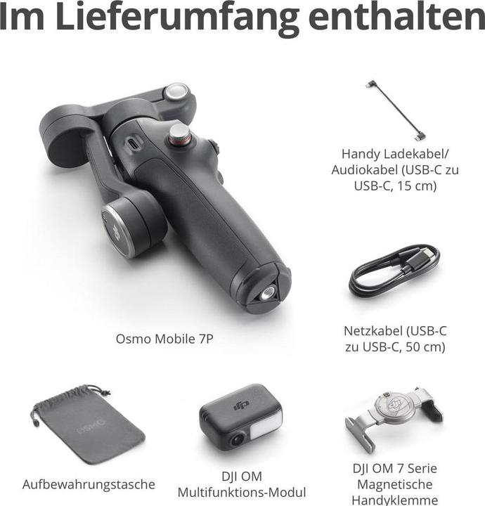 Produktbild DJI Osmo Mobile 7P (Smartphone, 0.30 kg)