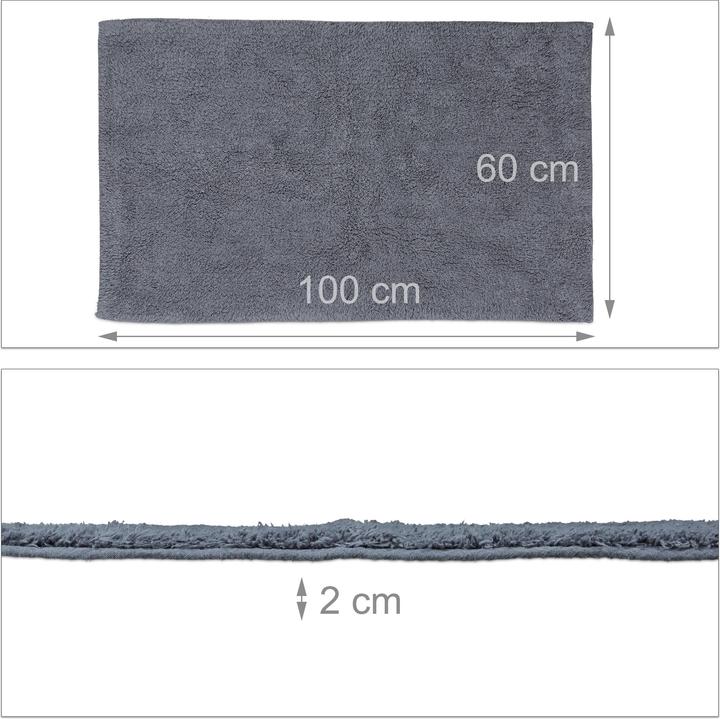 Actual product image Relaxdays Bath rug (100 x 60 x 2 cm)