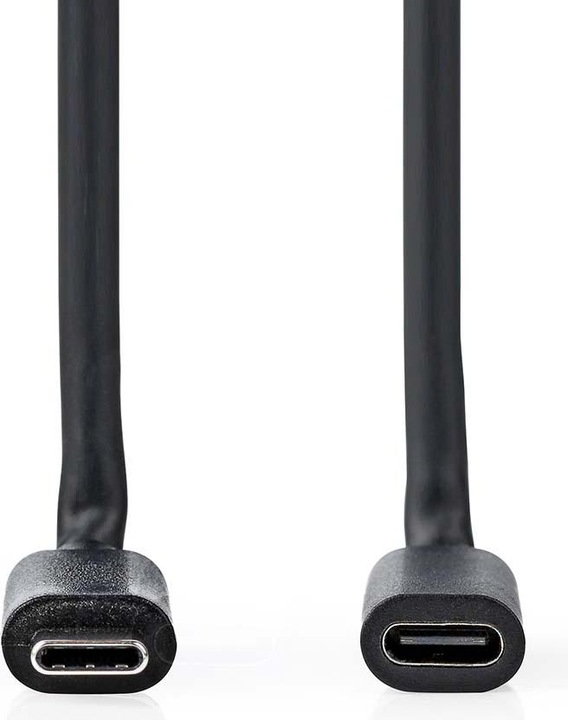 Produktbild Nedis USB-Kabel | USB 3.2 Gen 1 | USB-C™ Stecker | USB-C™ Buchse | 60 W | 4K@60Hz | 5 Gbps | Vernick (2 m, USB 3.2 Gen 1)