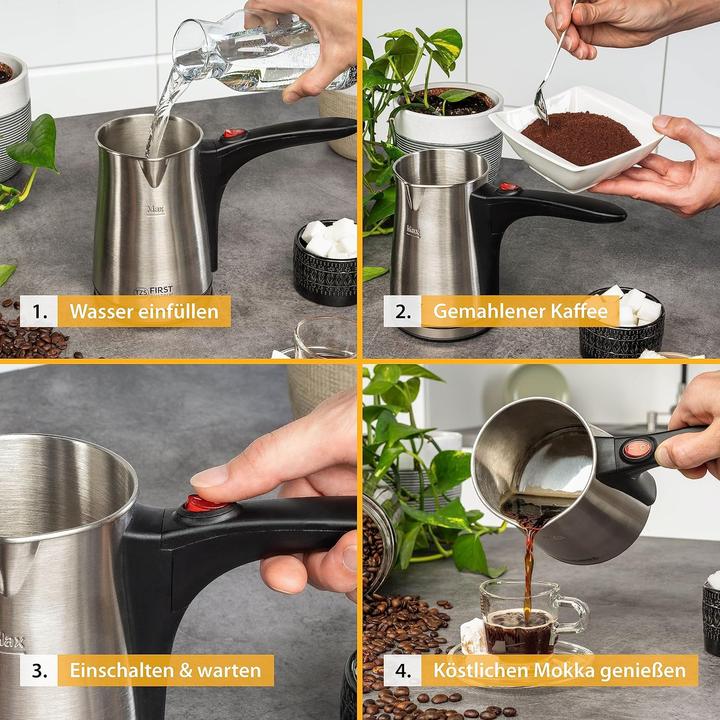 Produktbild First Kaffeemaschine Austria Türkische Kaffeemaschine 5450-1