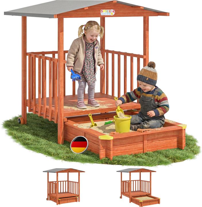 Spielwerk Merle mit Sonnendach