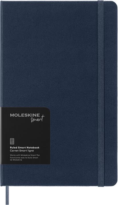 Immagine prodotto Moleskine Smart NB rivestito LG HC Sapphire (Grande 13x21, Righe, Copertina rigida)