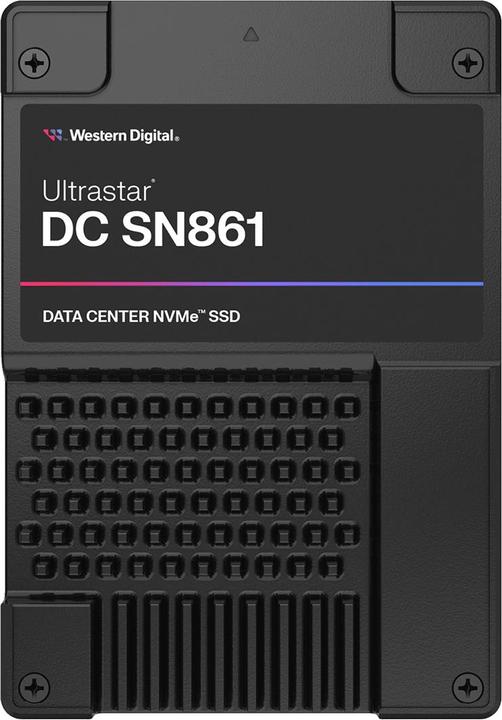 Actual product image WD DC SN861 BICS6 NVMe U.2 7% OP ISE (3840 GB, 2.5")