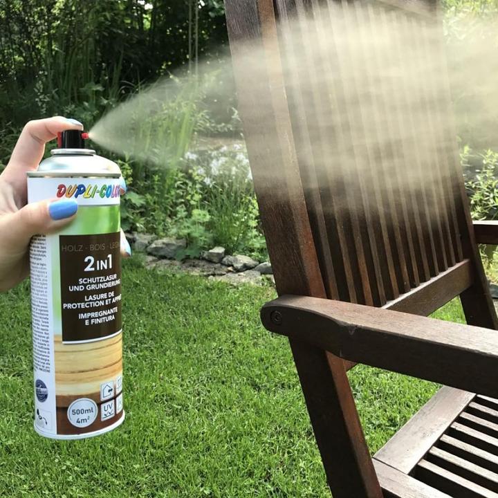 Produktbild Dupli-Color Holzschutzlasur Spray (Teakbraun, 0.50 l)
