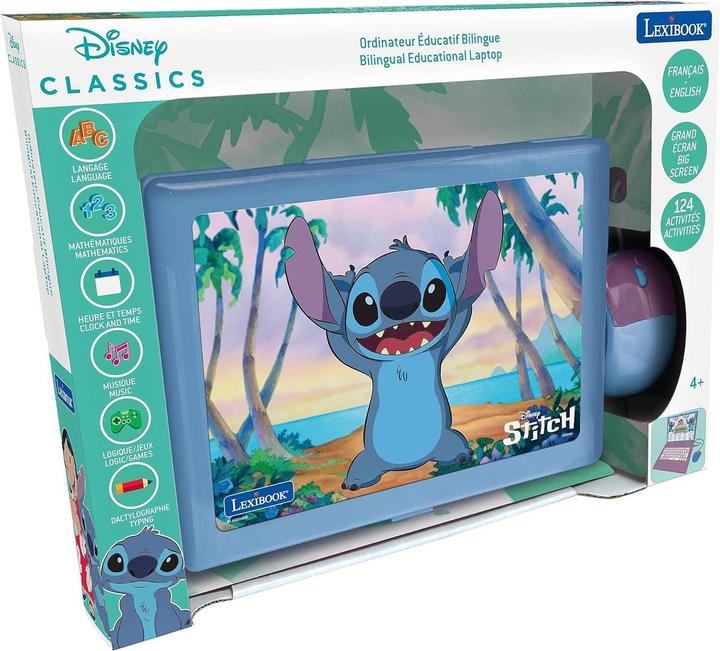 Image du produit Lexibook Disney Stitch - pädagogischer Laptop (Anglais, Français)