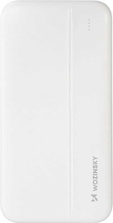 Wozinsky powerbank Li-Po 10000mAh 2 x USB white (WPBWE1) (10000 mAh, 10 W, 10000 Wh)
