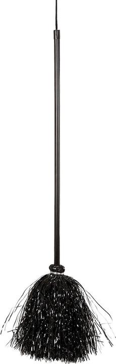 Produktbild Widmann Schwarzer Lametta Hexenbesen 92 cm