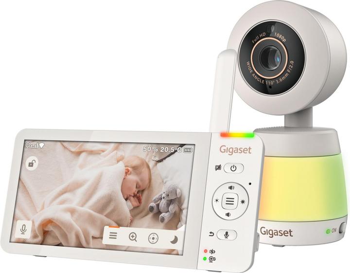 Gigaset BABY 700 Connected w (Babyphone mit Kamera, 300 m)