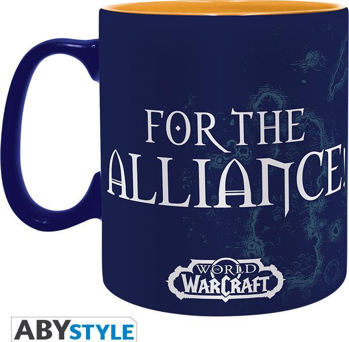 Actual product image ABYstyle WORLD OF WARCRAFT - Mug - 460 ml - Alliance - box x2 (460 ml, 1 x)