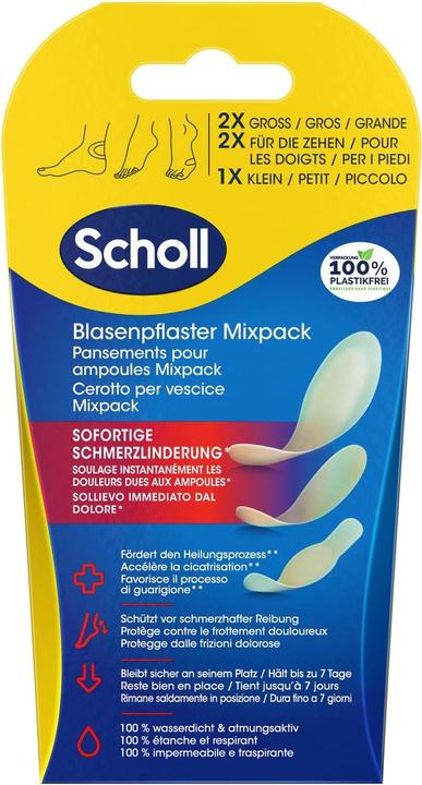 Produktbild Scholl Blasenpflaster Mixpack 5 Stück Karton (1 x)