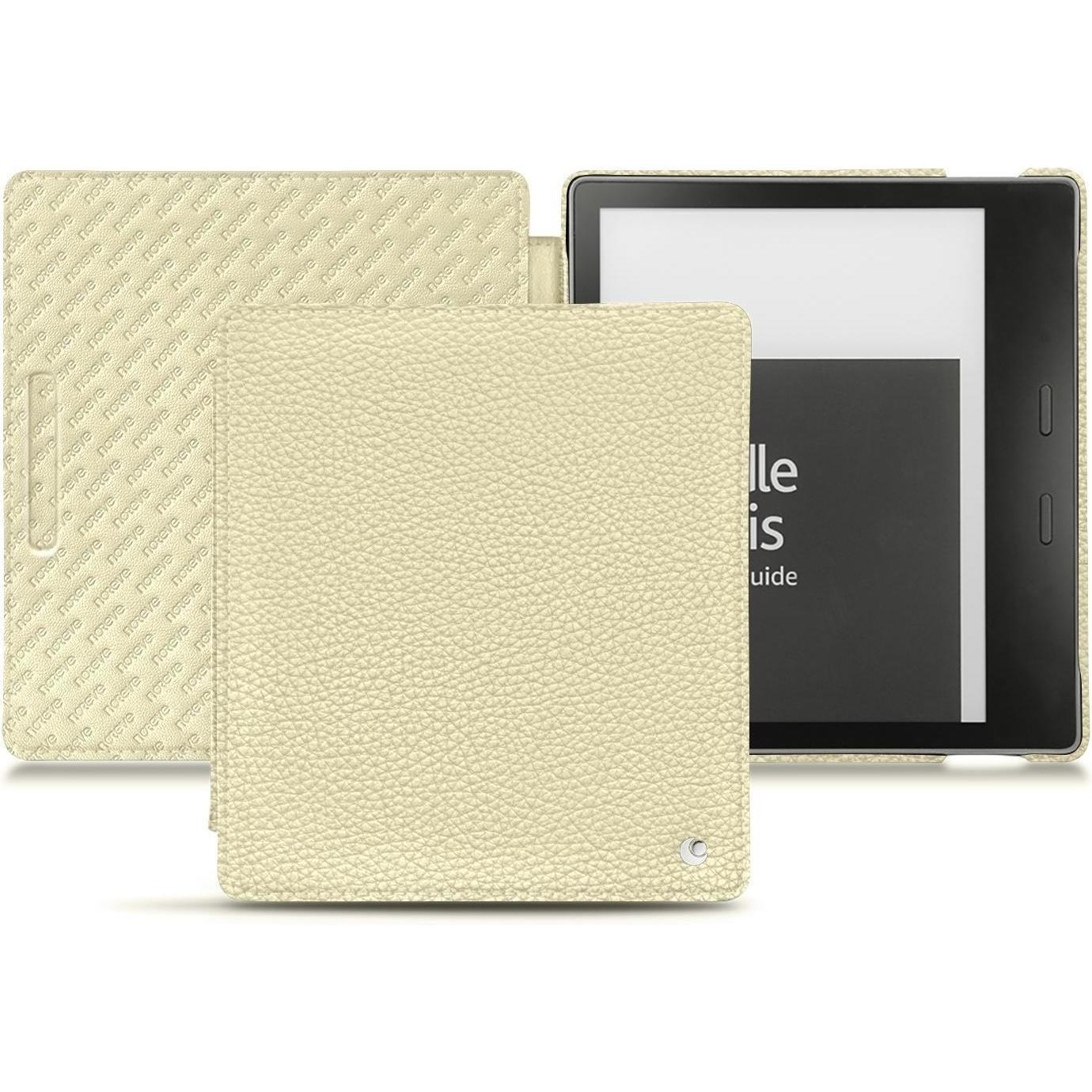 Noreve Lederschutzhülle horizontal (Kindle Oasis (2019)), Tablet Hülle, Beige