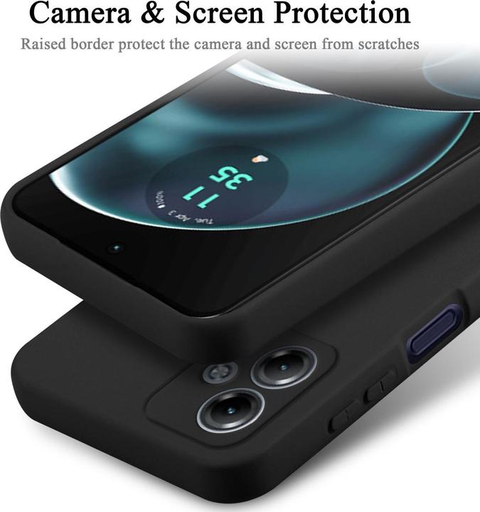 Actual product image Cadorabo Case for Motorola Moto G14 TPU in liquid protection silicone design (Motorola Moto G14)