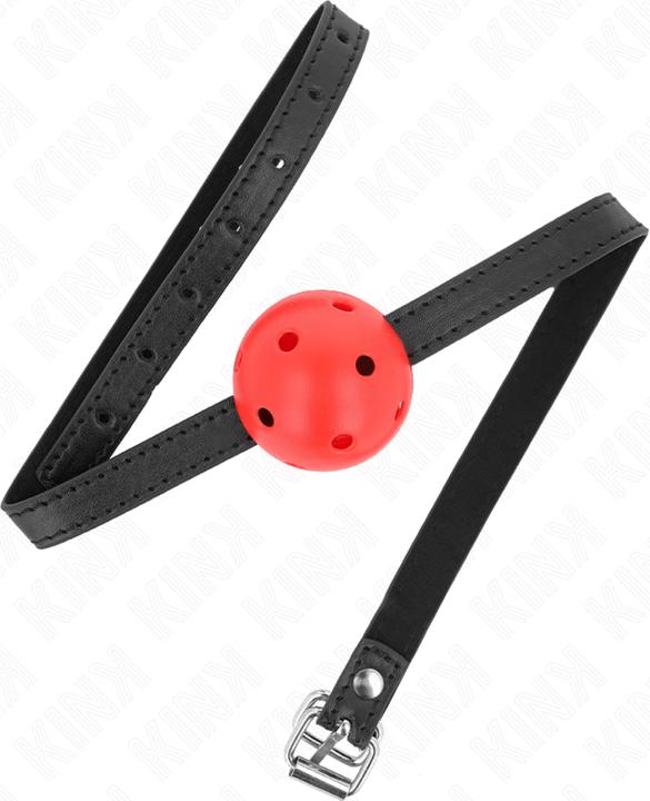 Produktbild Pipedream Einfachheit rot atmungsaktiv 4,5 Cm Ball Knebel 62 X 1,5 Cm