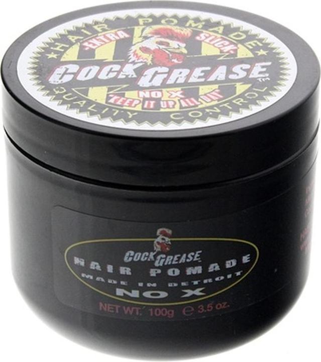 Actual product image Cock Grease Extra Slick Pomade 100 g (Hair pomade, Hair wax, 100 g)